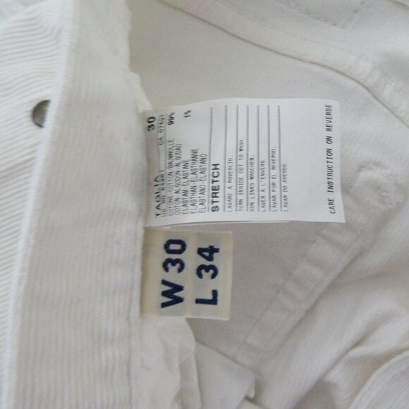 United Colors Of Benetton Corduroy Pants Size 30 - Picture 8 of 12